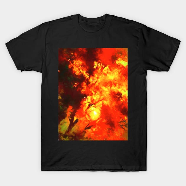 Burning T-Shirt by secretgardener